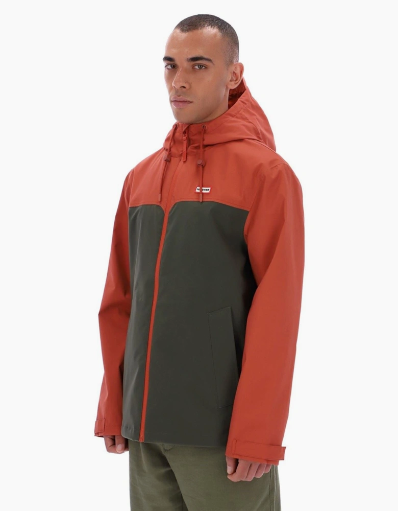 Hunter Original Mens Block Waterproof Men's Red Rain Jacket