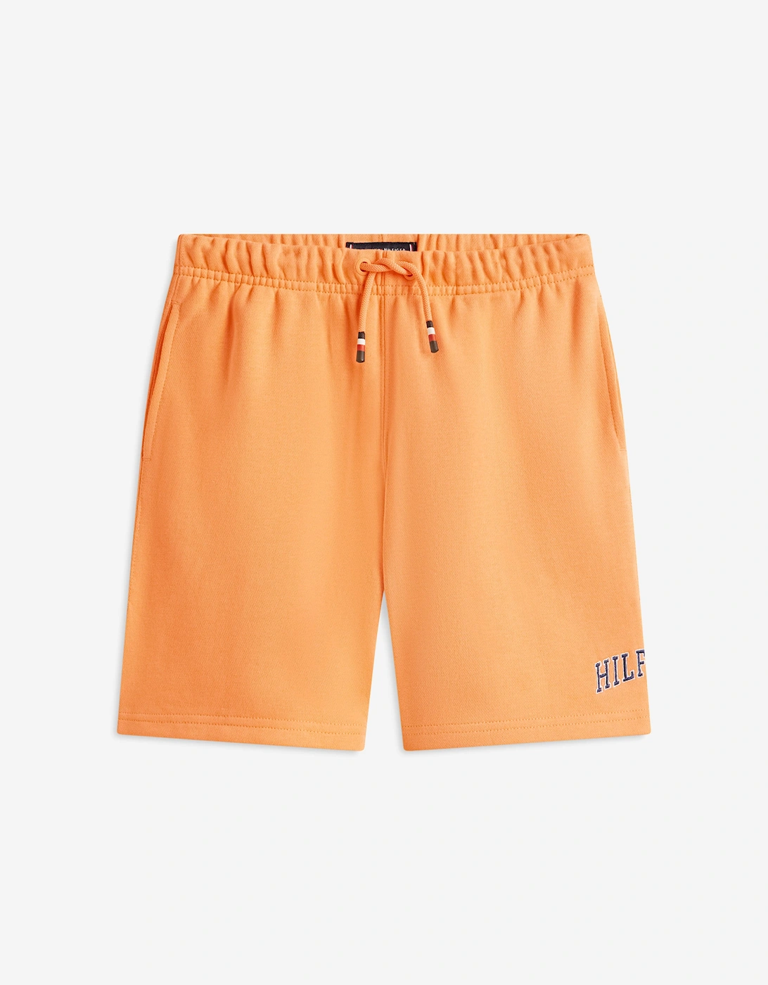 Tommy Hilfiger Boys Orange 'S Varsity Wide Sweat Shorts In - Size: 10 Years Kids
