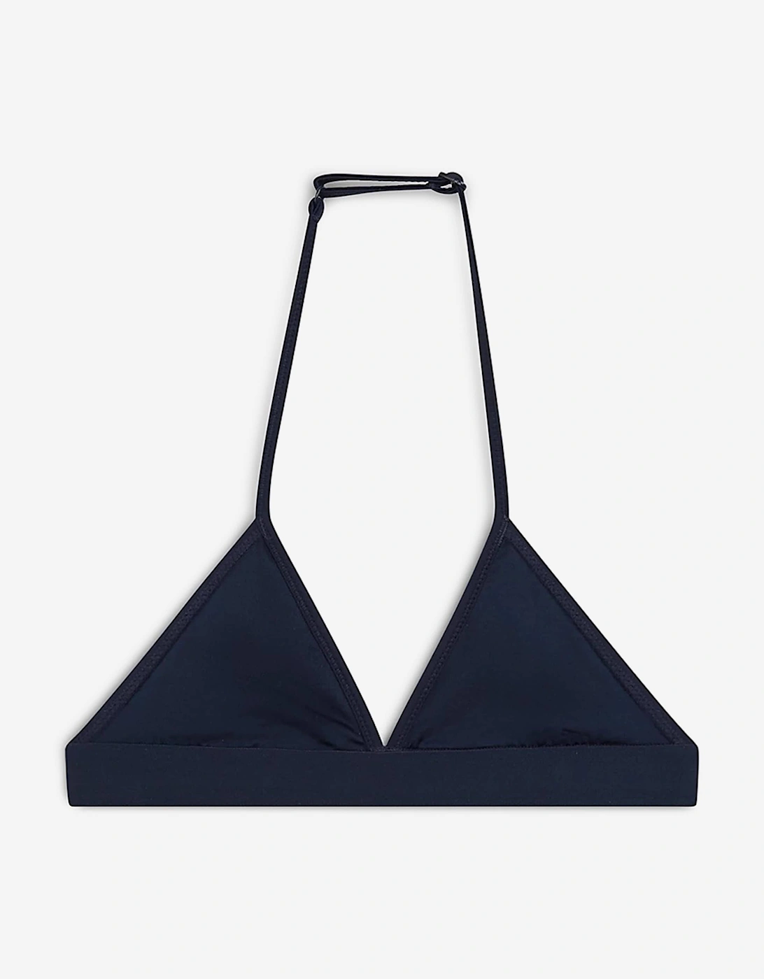 Tommy Hilfiger Girls Logo Triangle Bikini in Navy