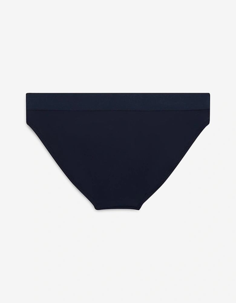 Tommy Hilfiger Girls Logo Triangle Bikini in Navy