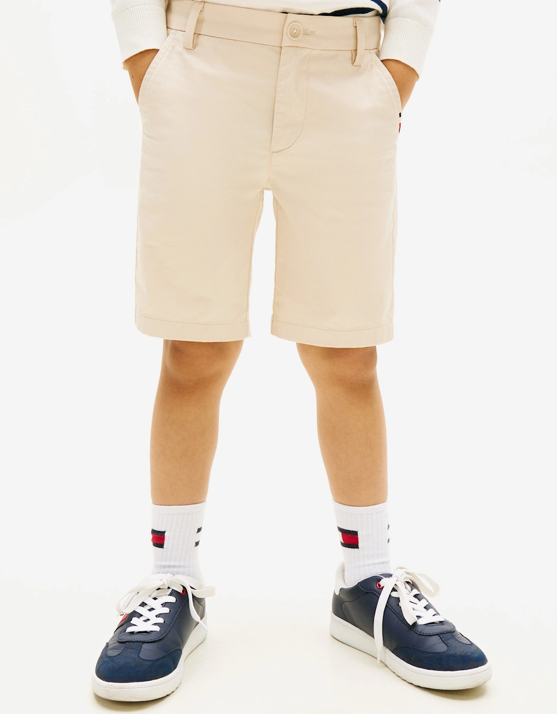 Tommy Hilfiger Boys 1985 Chino Shorts in Beige
