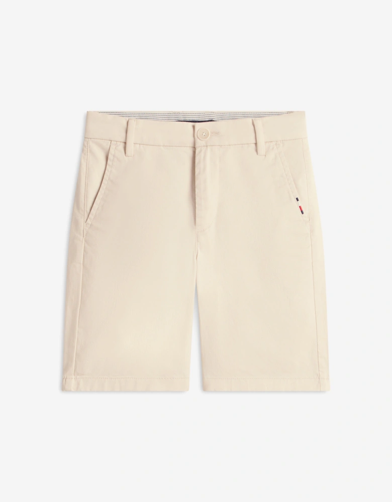Tommy Hilfiger Boys 1985 Chino Shorts in Beige