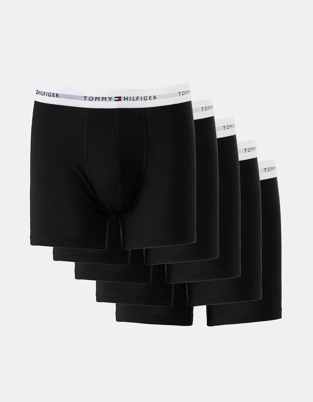 Tommy Hilfiger Men's Black 5 Pack Trunks - /Black/Black/Black/  33/32/32/5/5.5/6.5/7/6/7.5 M