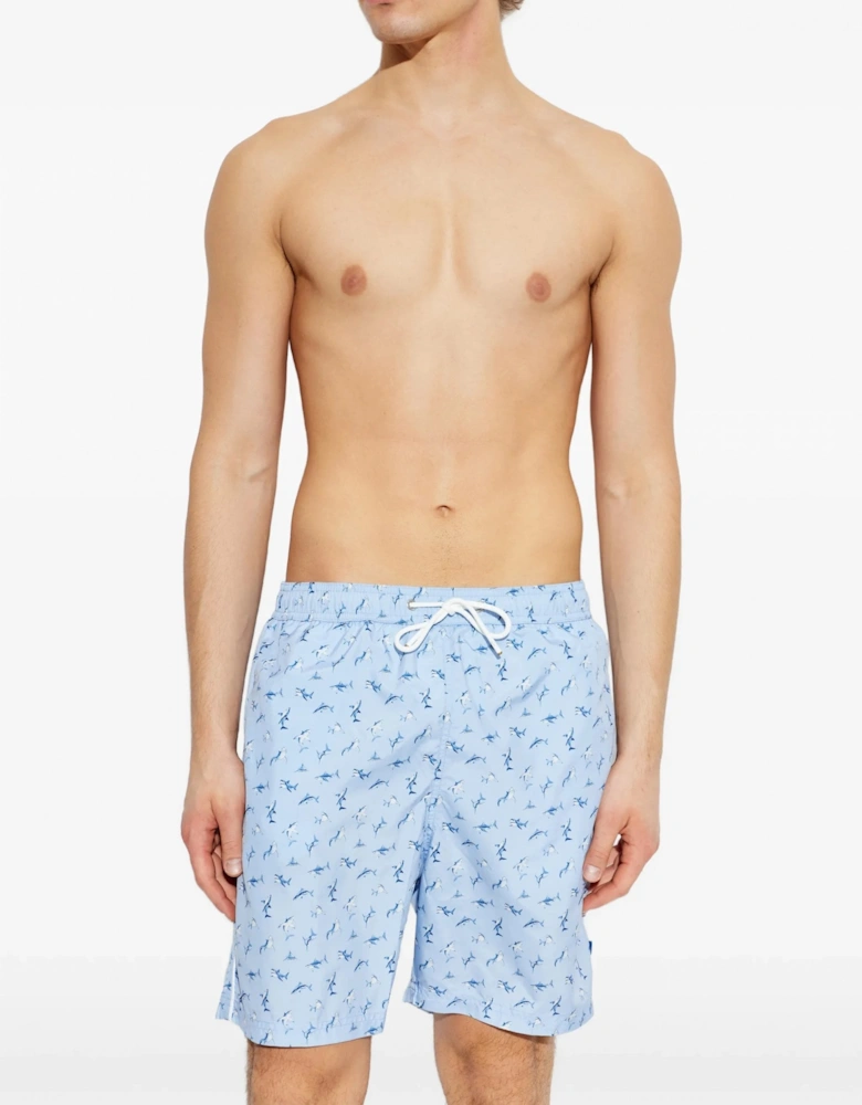 Portofino All-Over Shark Swimshorts Blue
