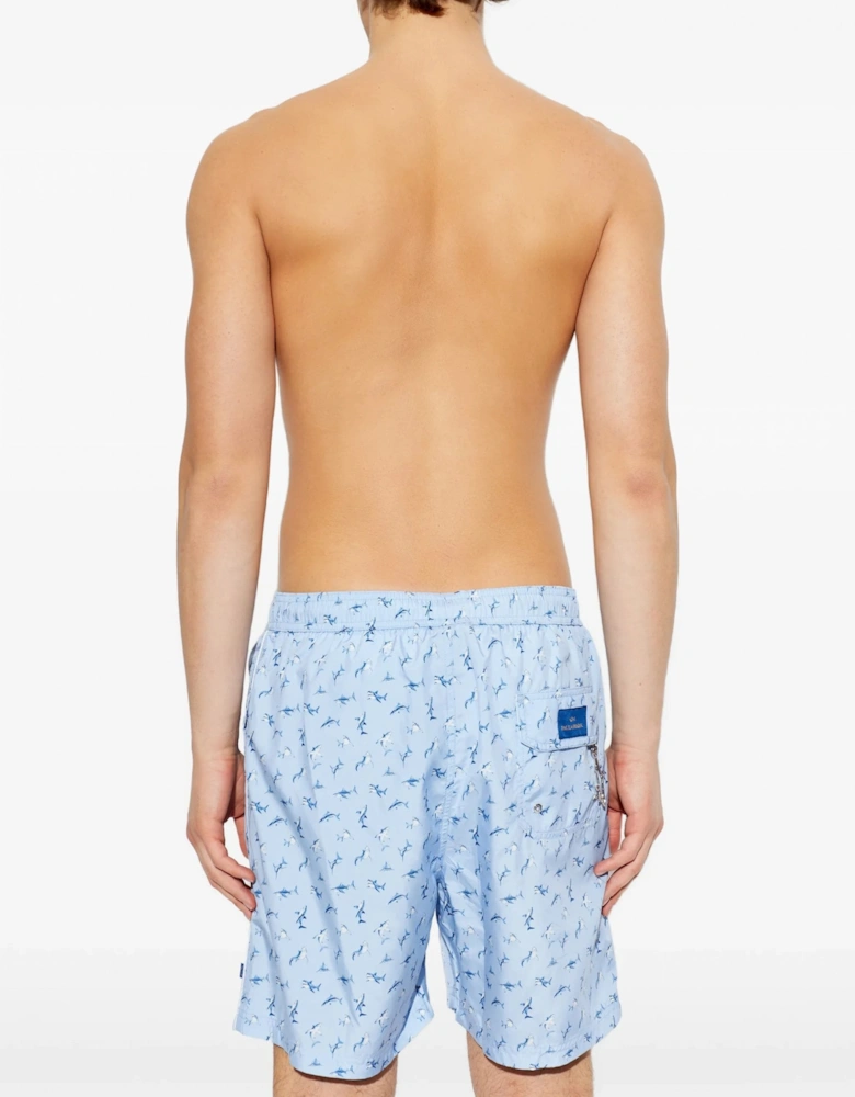Portofino All-Over Shark Swimshorts Blue