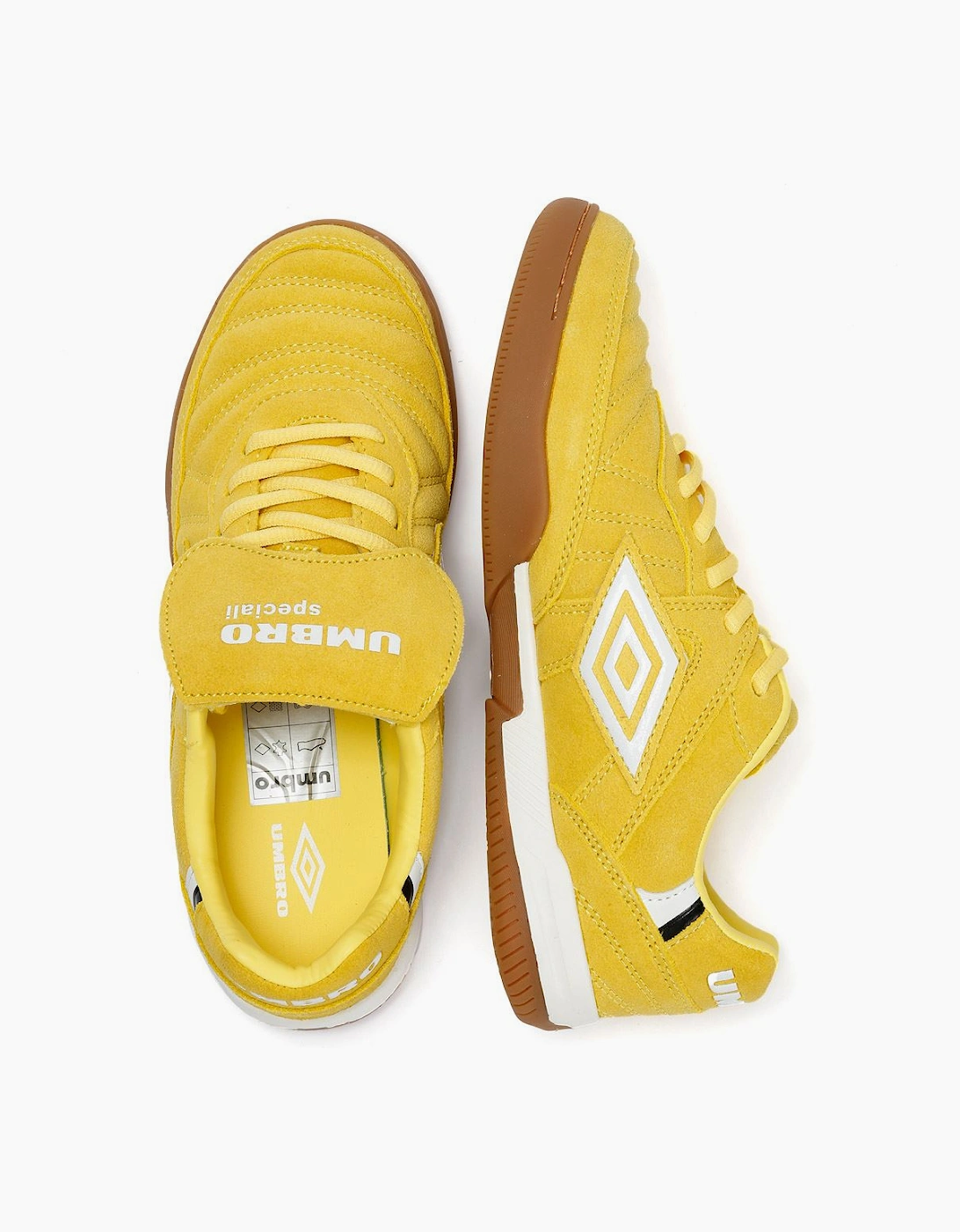 Umbro Speciali TR Suede Yellow/White Trainers