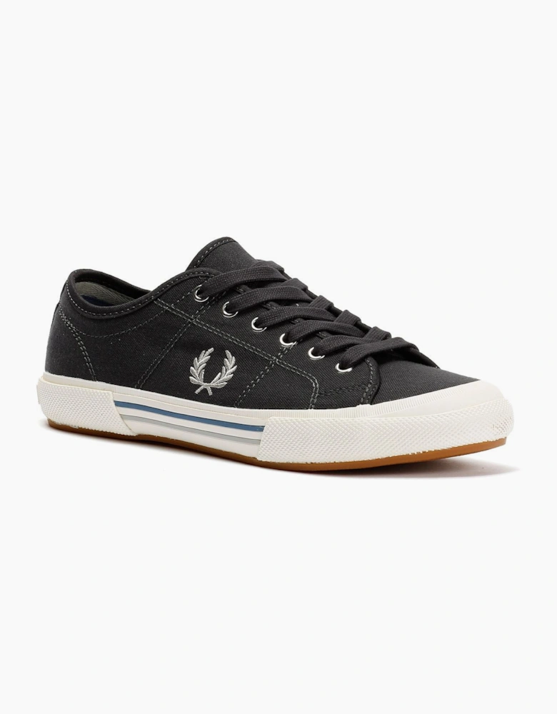 Fred Perry B708 Vintage Tennis Canvas Men's Anchor Grey Trainers