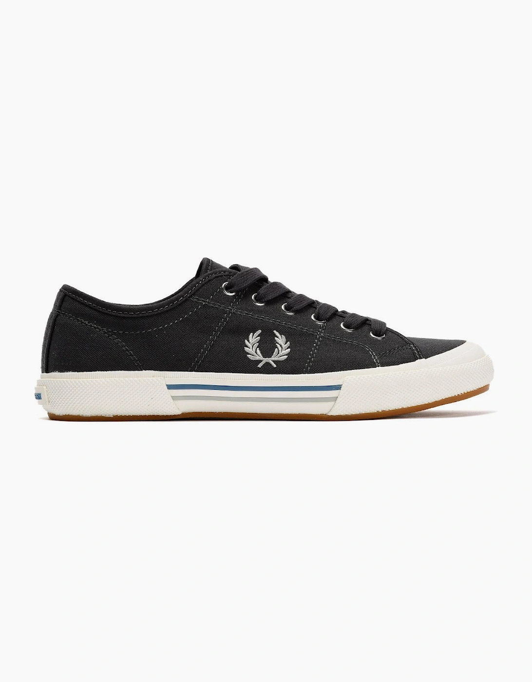 Fred Perry B708 Vintage Tennis Canvas Men's Anchor Grey Trainers