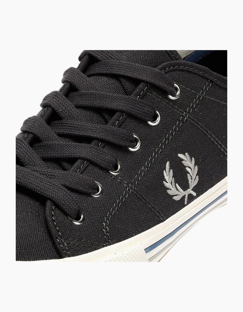 Fred Perry B708 Vintage Tennis Canvas Men's Anchor Grey Trainers