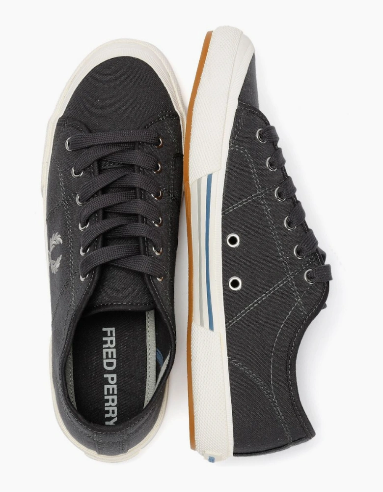 Fred Perry B708 Vintage Tennis Canvas Men's Anchor Grey Trainers