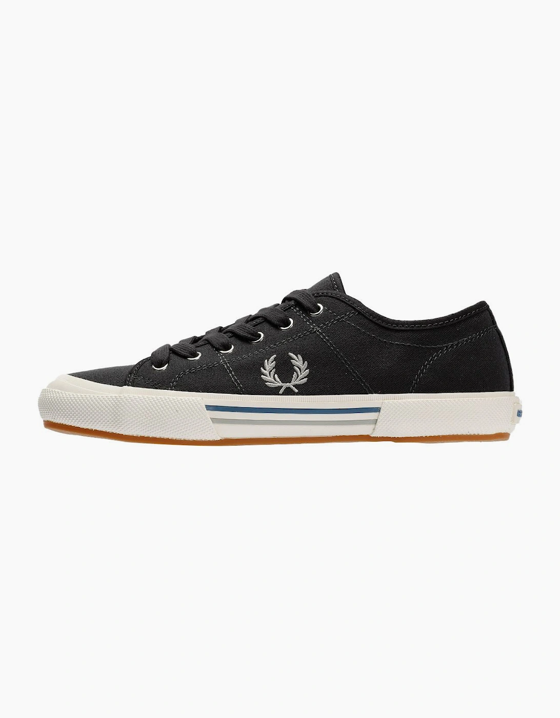 Fred Perry B708 Vintage Tennis Canvas Men's Anchor Grey Trainers