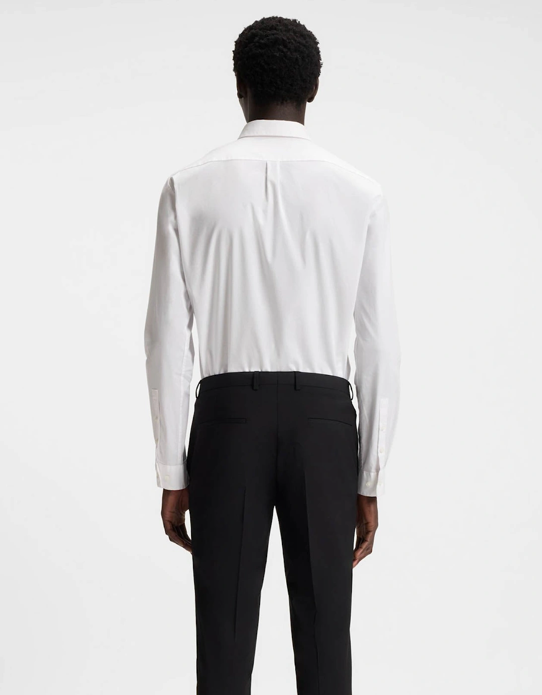 HUGO Ero3 Mens Long Sleeve Shirt - Open White 199