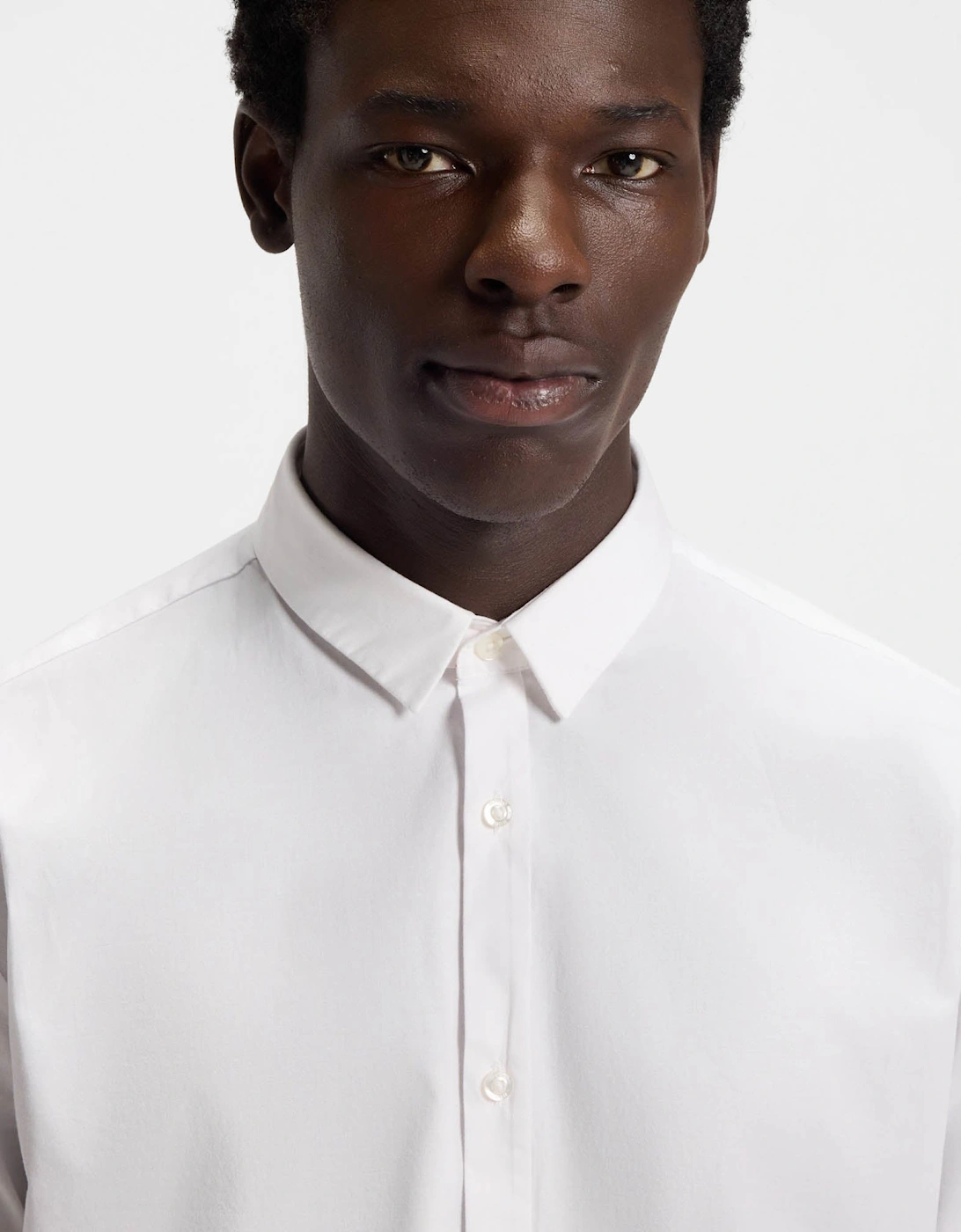 HUGO Ero3 Mens Long Sleeve Shirt - Open White 199