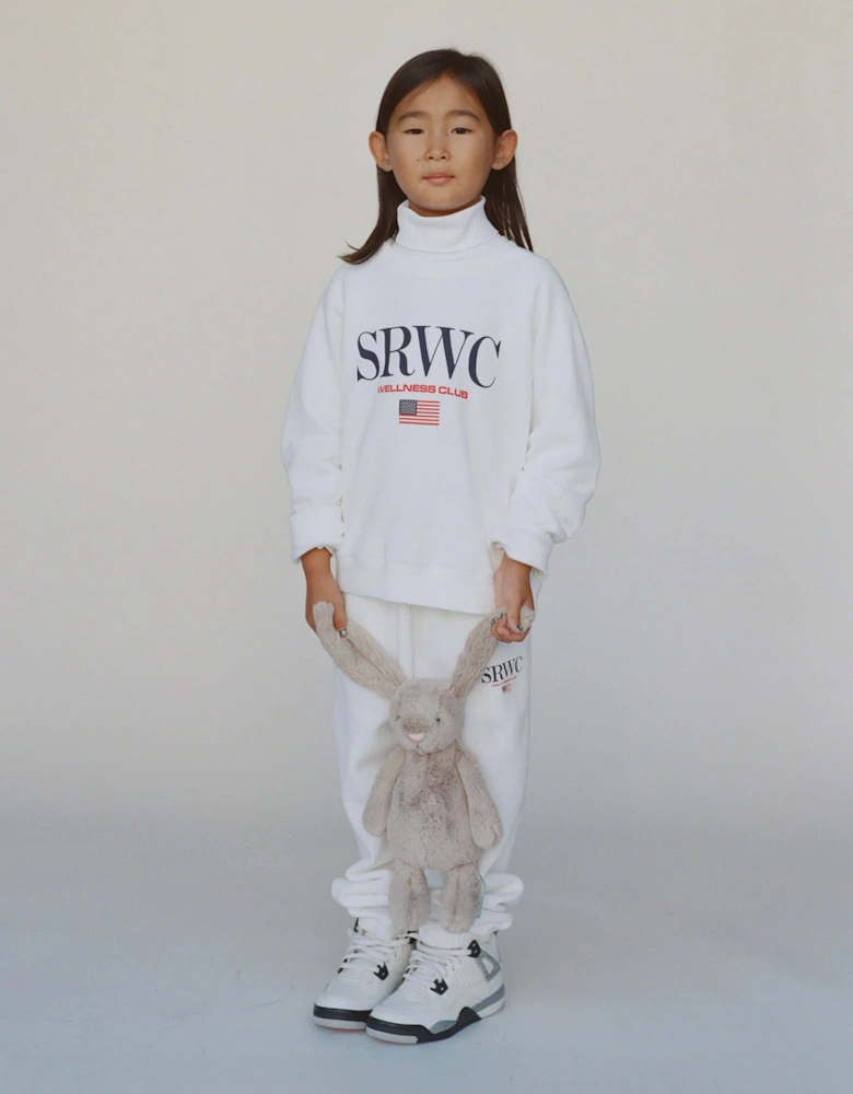 Sporty & Rich Kids Nautical Sweatshirt in White