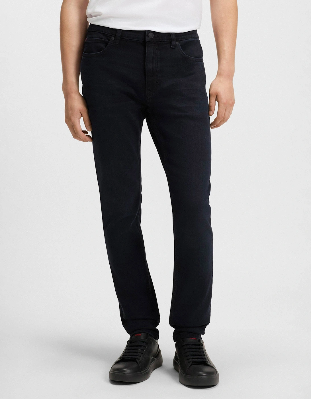 HUGO 734 Mens Extra-Slim-Fit Jeans in Stretch Denim - Dark Blue 403, 5 of 4