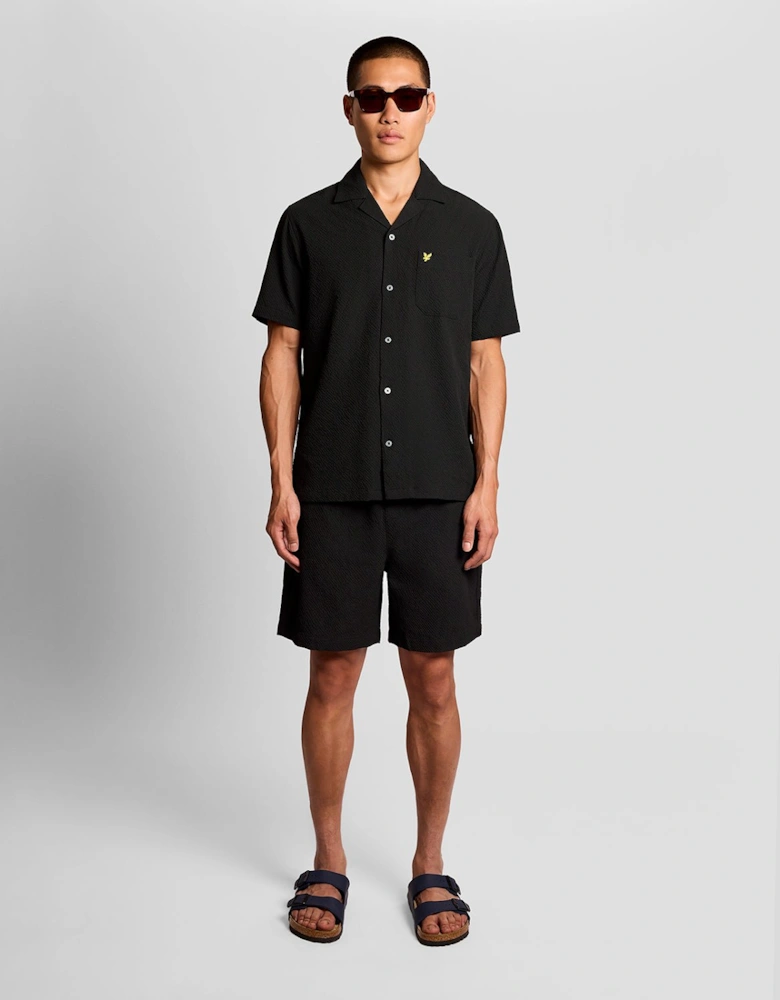 Short Sleeve Crinkle Resort Shirt