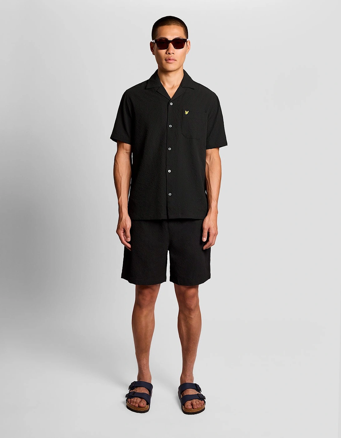 Short Sleeve Crinkle Resort Shirt