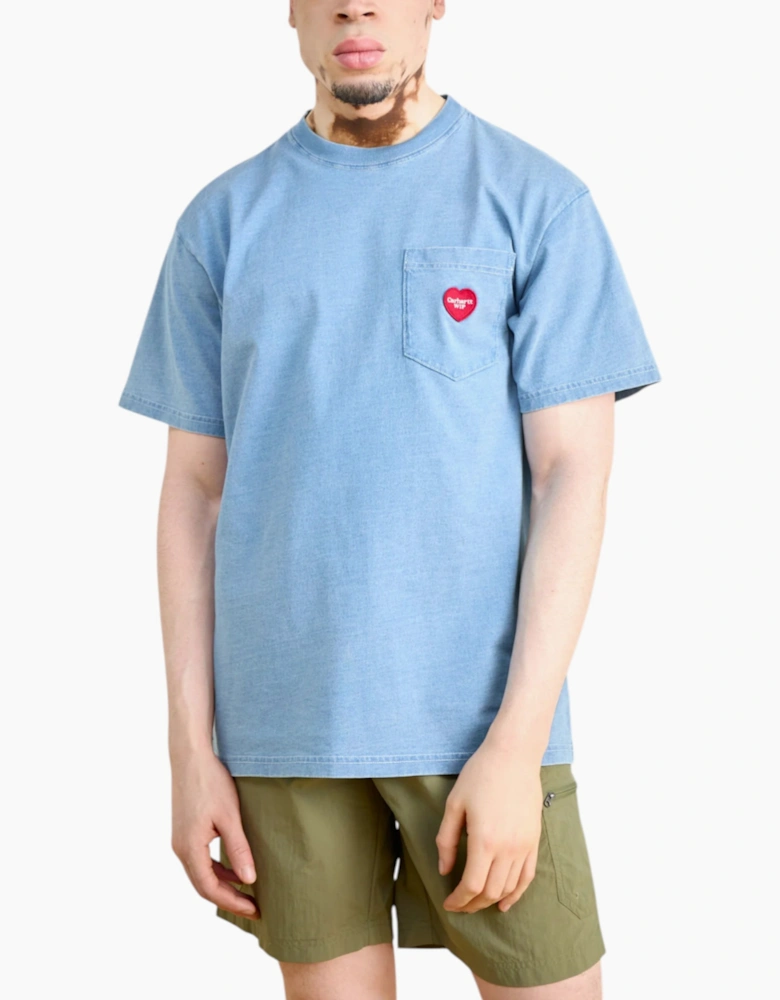 Carhartt WIP INGO POCKET Mens Basic T-shirt Heart Patch Pocket loose Fit