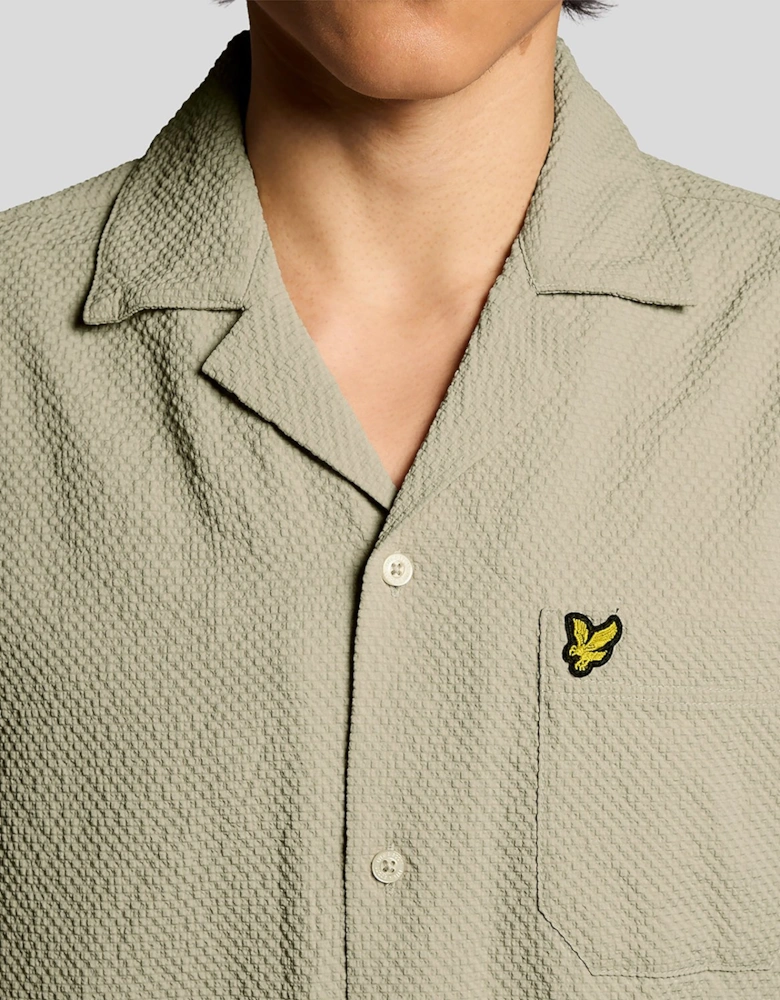 Short Sleeve Crinkle Resort Shirt