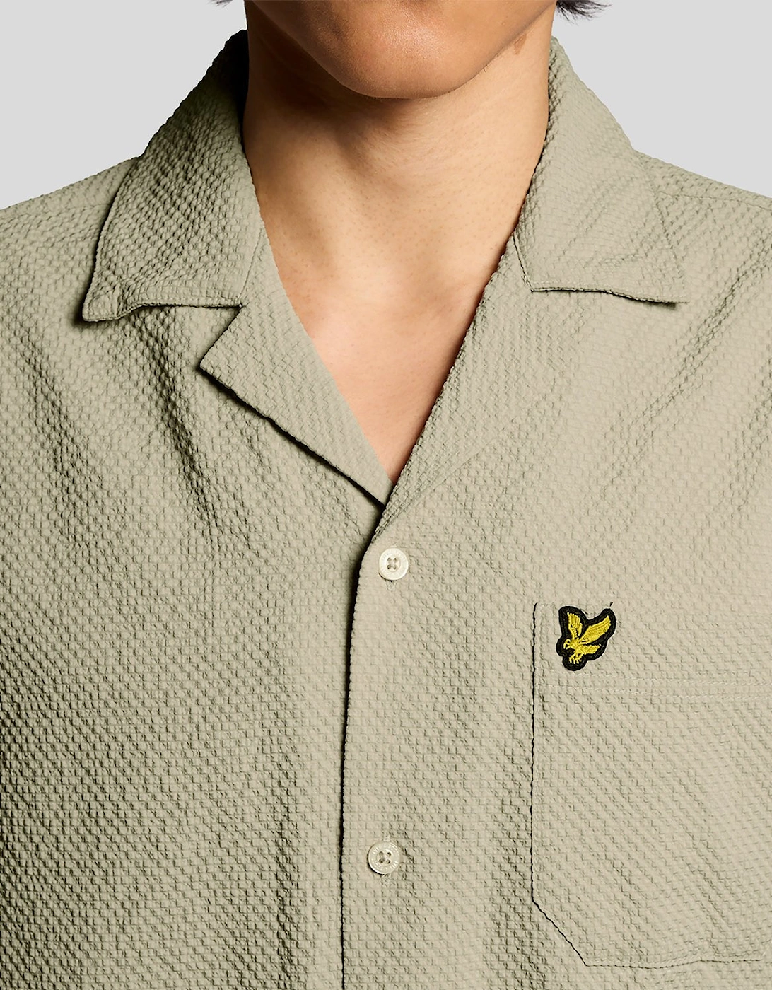 Short Sleeve Crinkle Resort Shirt