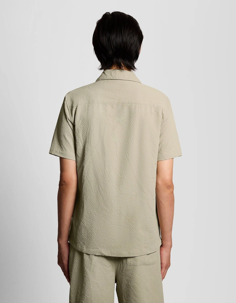 Short Sleeve Crinkle Resort Shirt