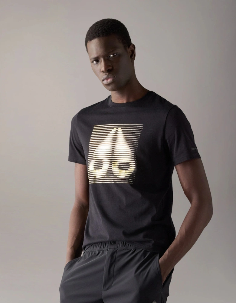 Moose Knuckles Raydaze T-Shirt Gold 292 Black