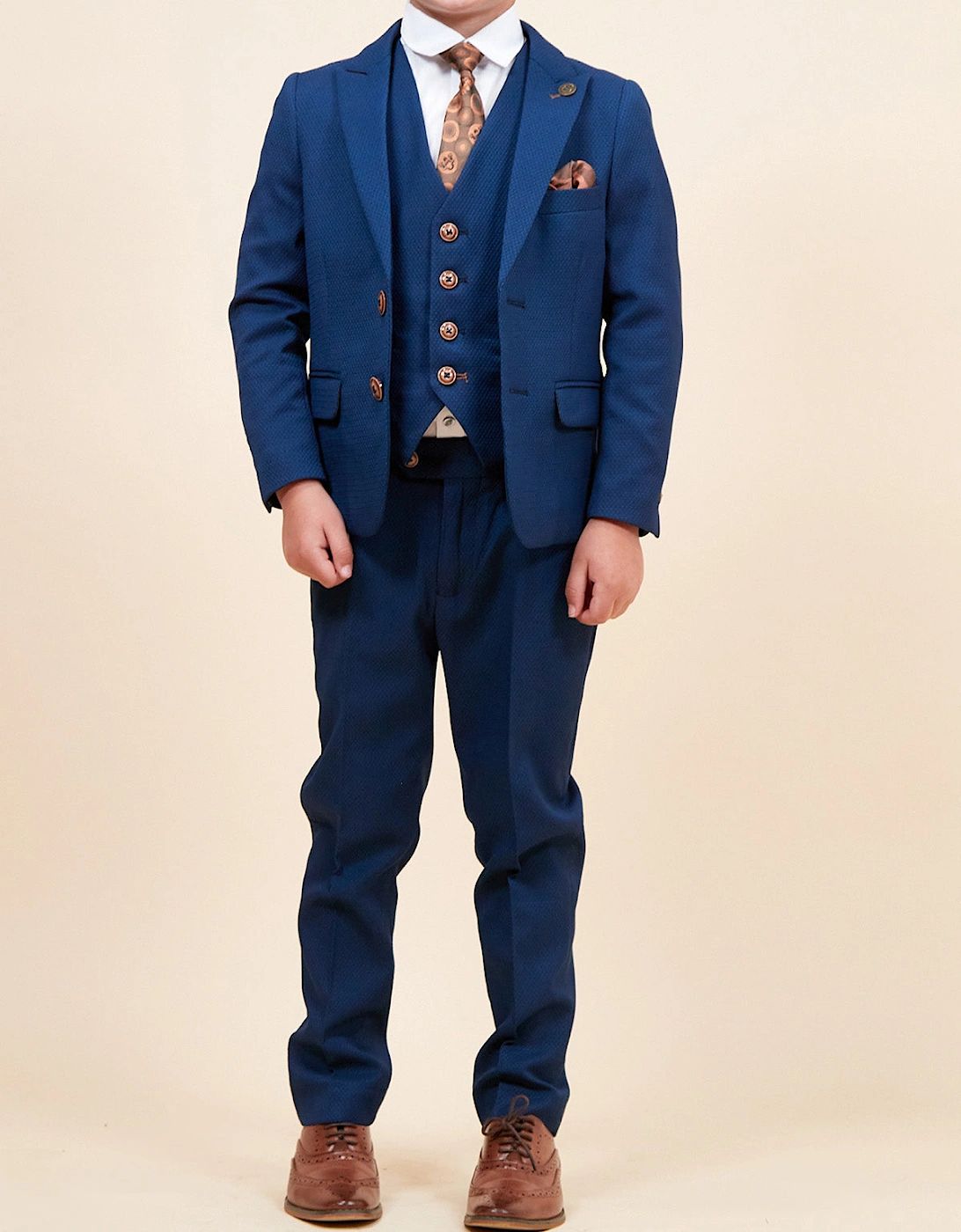 MARC DARCY Max Kids 3pc Suit - Royal Blue