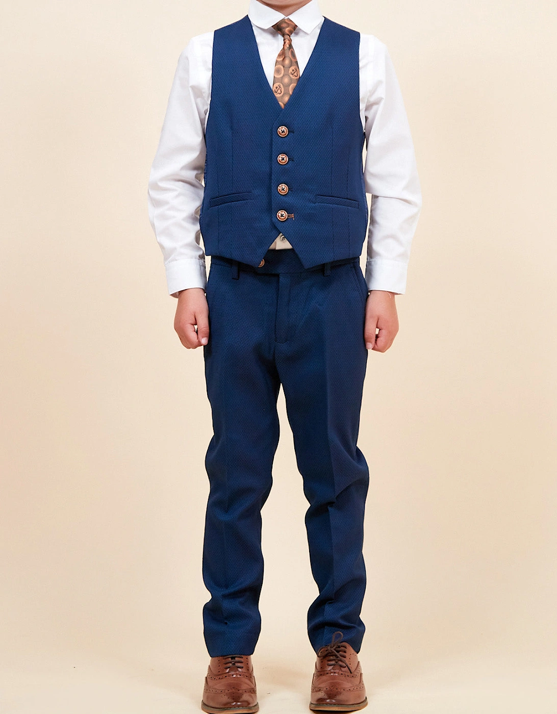 MARC DARCY Max Kids 3pc Suit - Royal Blue