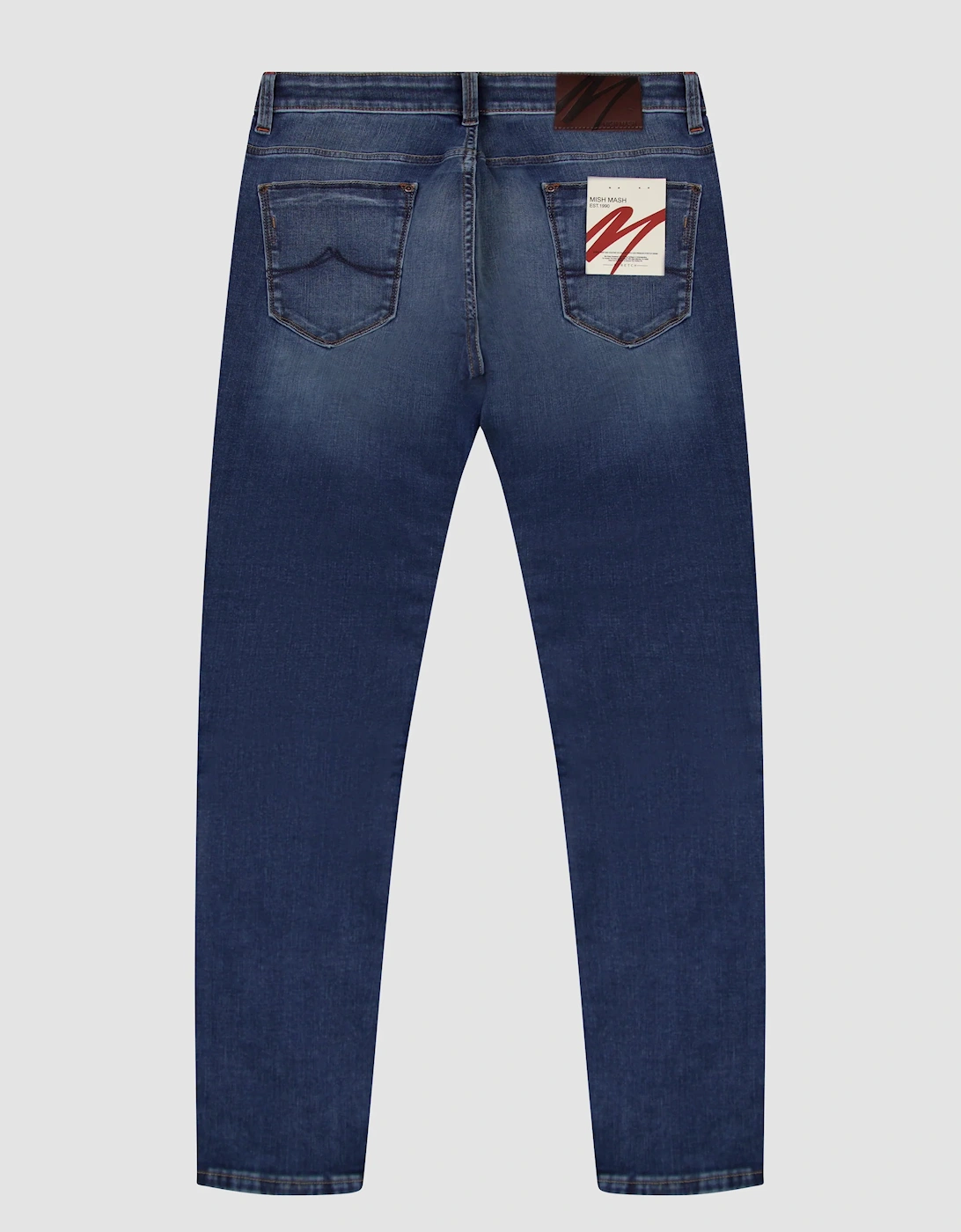 Mish Mash Ajanta Tapered Stretch Denim Jean - Mid Blue