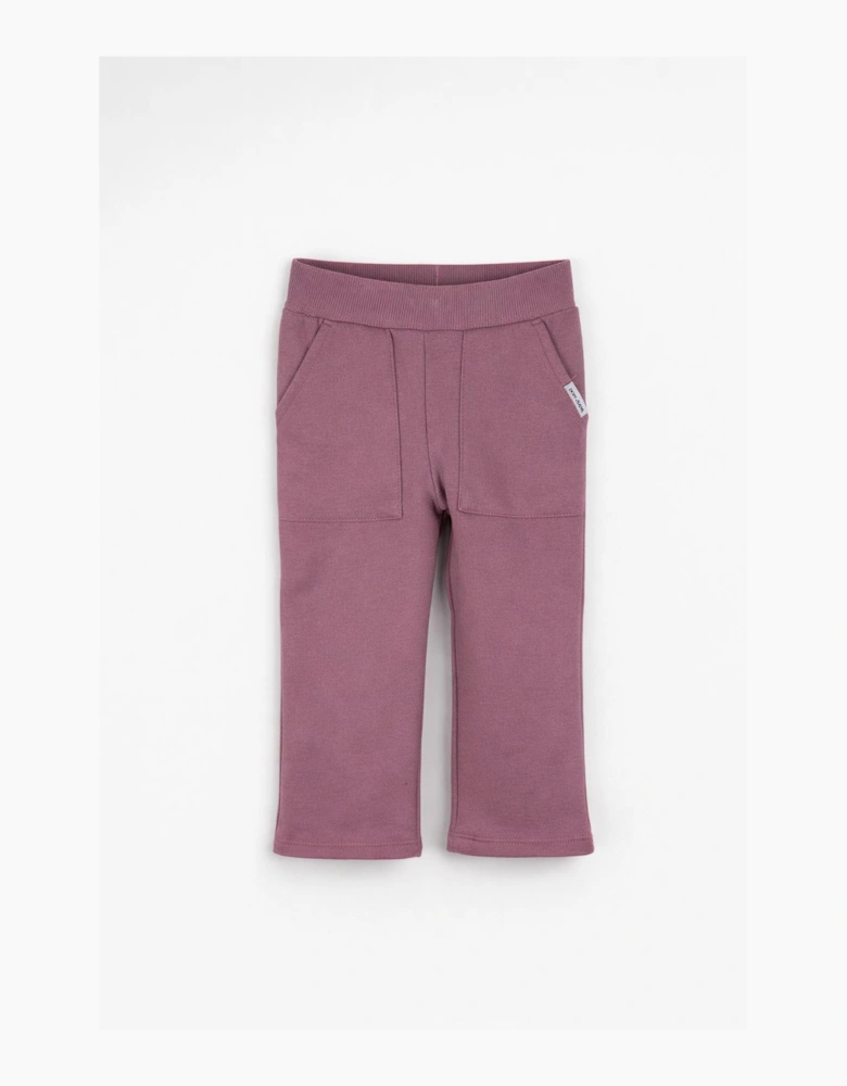 Kids Girls Purple Two Piece DKNY Tracksuit Print Design