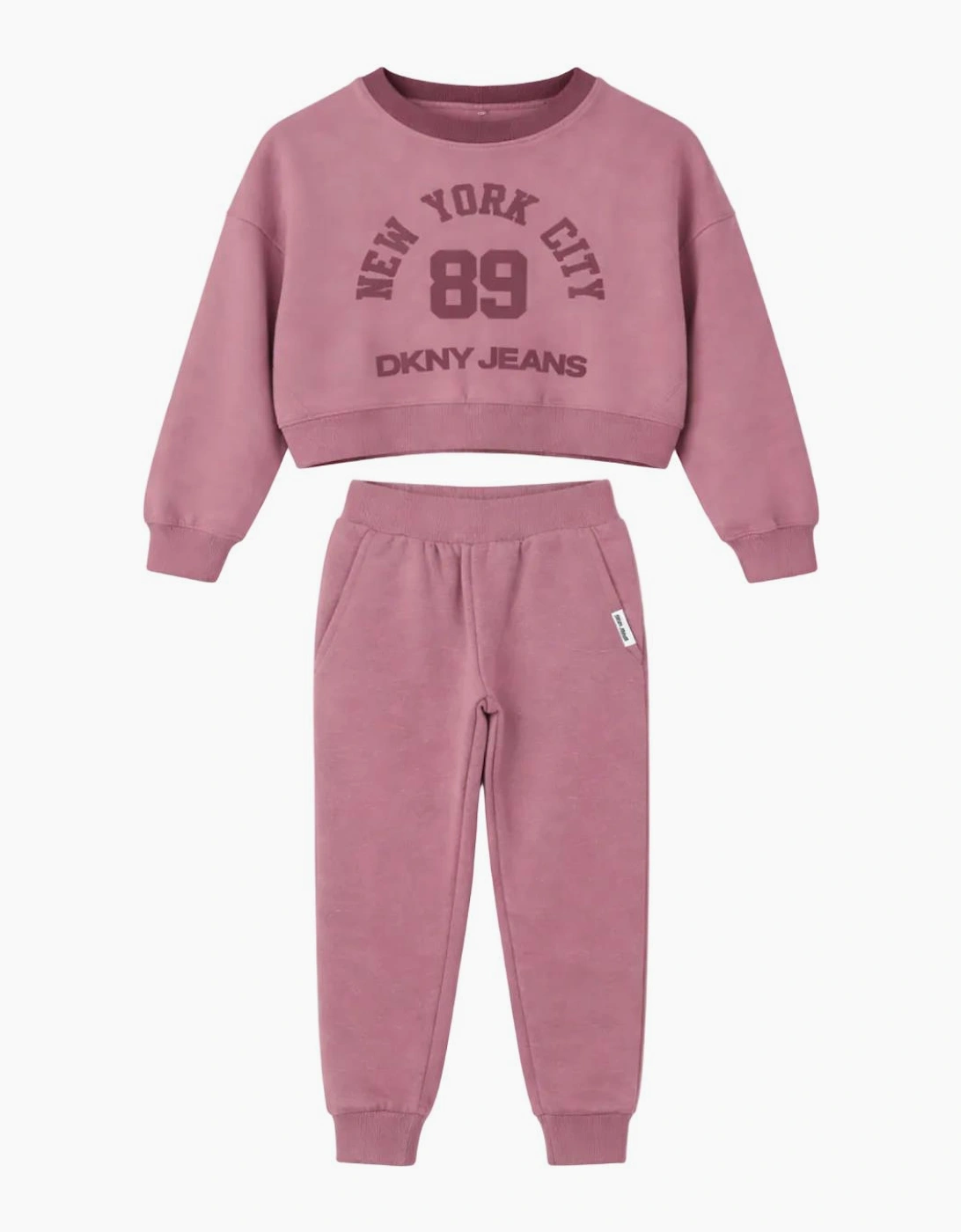 Infants Purple Two Piece DKNY Tracksuit, 6 of 5