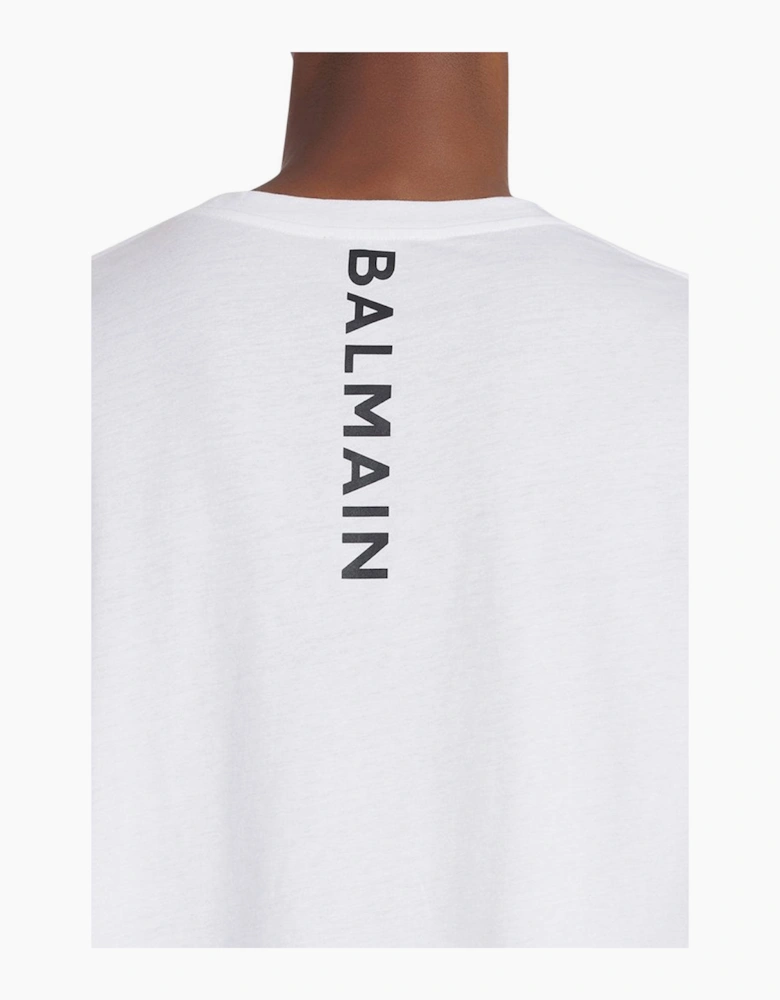 Men's White Balmain Oversized Cotton T-Shirt