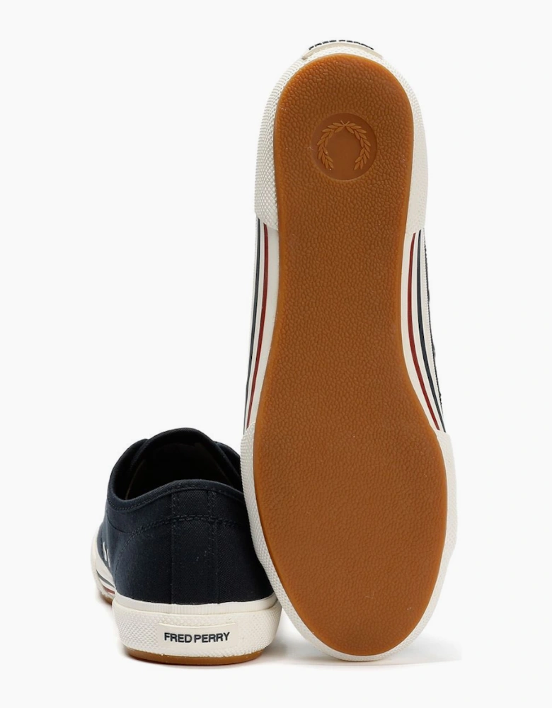 Fred Perry B708 Vintage Tennis Canvas Men's Navy/Red Trainers