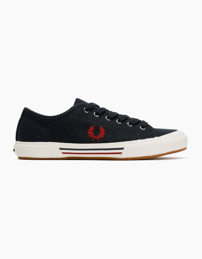 Fred Perry B708 Vintage Tennis Canvas Men's Navy/Red Trainers