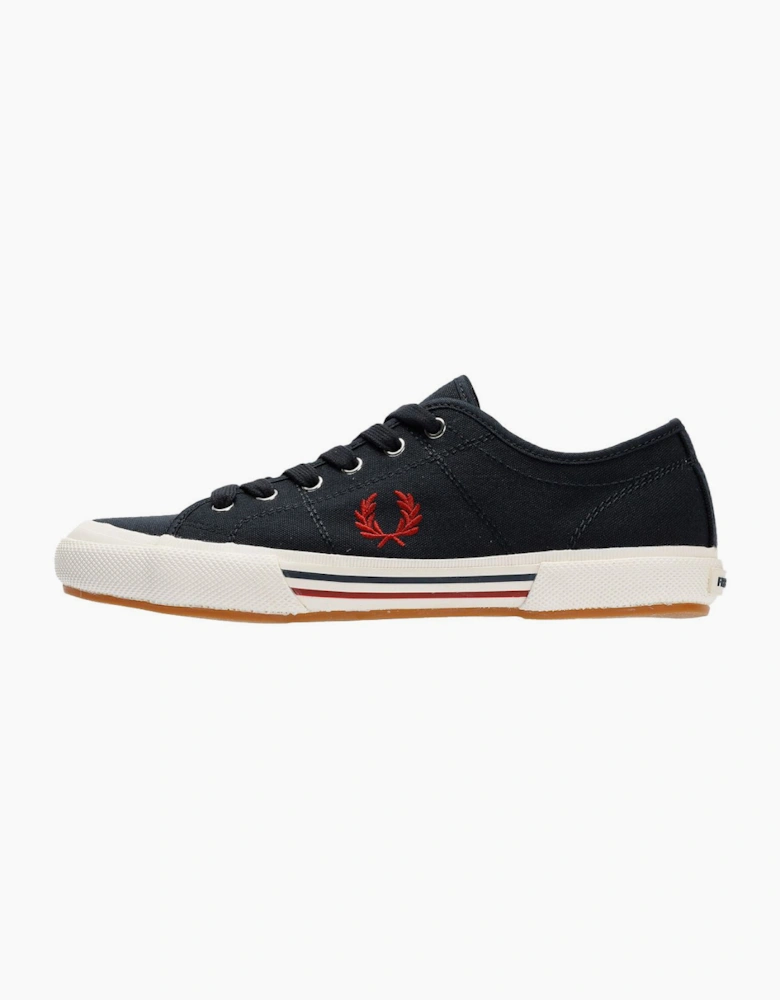 Fred Perry B708 Vintage Tennis Canvas Men's Navy/Red Trainers