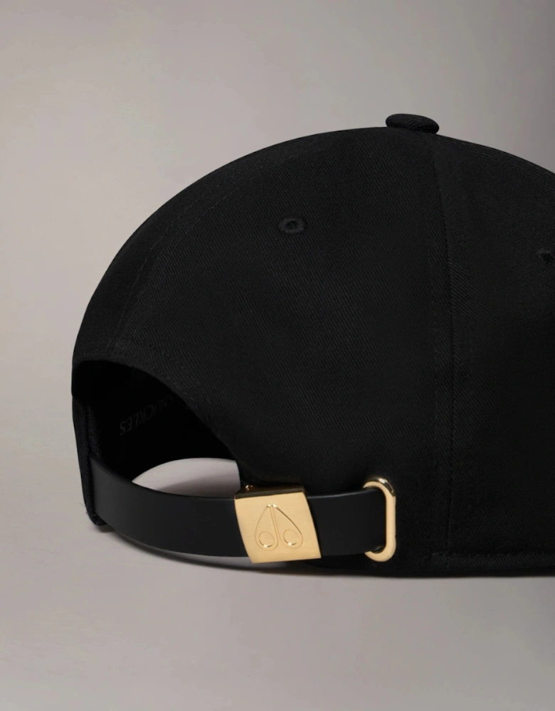 Moose Knuckles Logo Icon Cap - Gold S1-26 285 Black/Gold