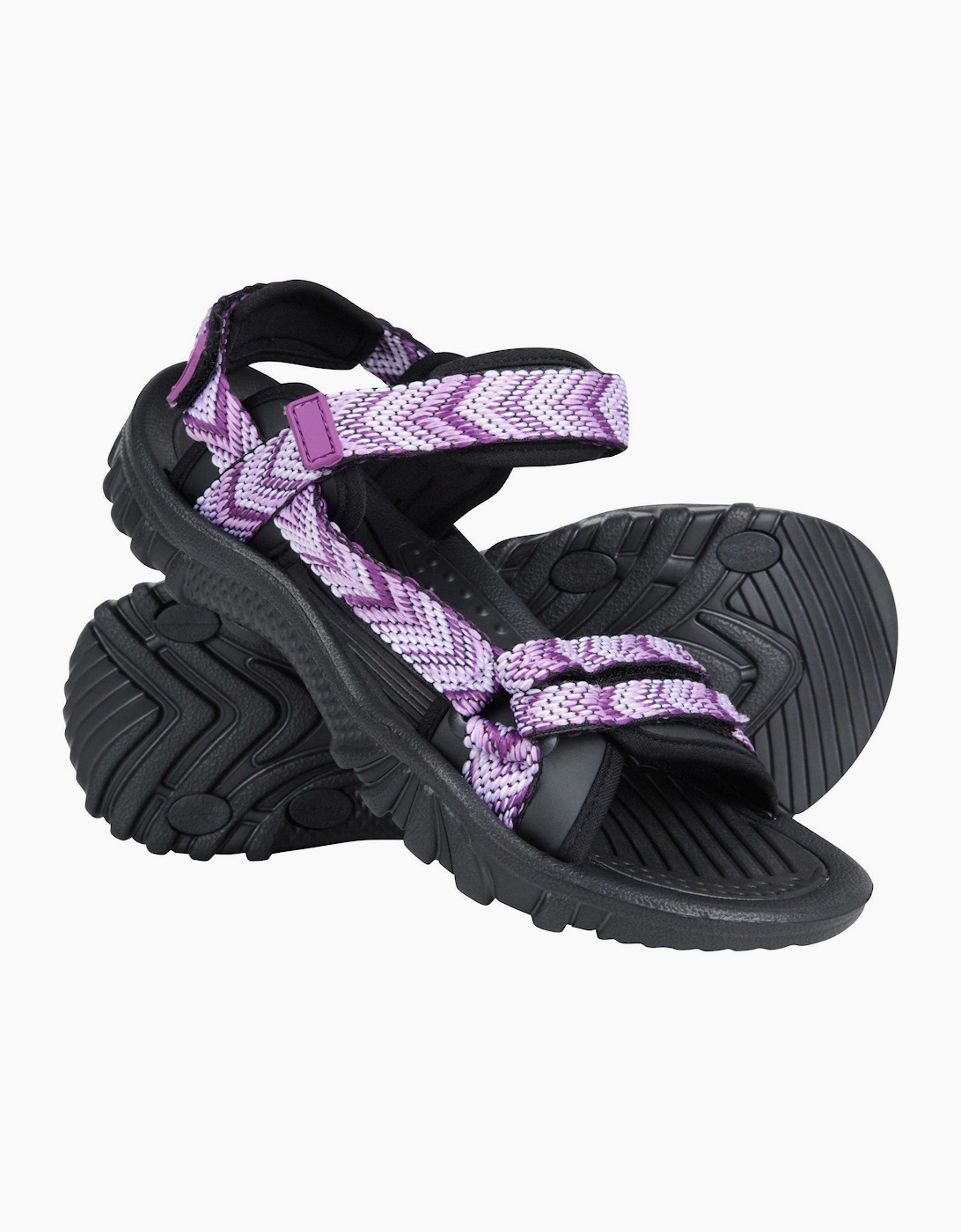 Mountain Warehouse Women's Purple / Cyprus Chevron Sandals - Size 6