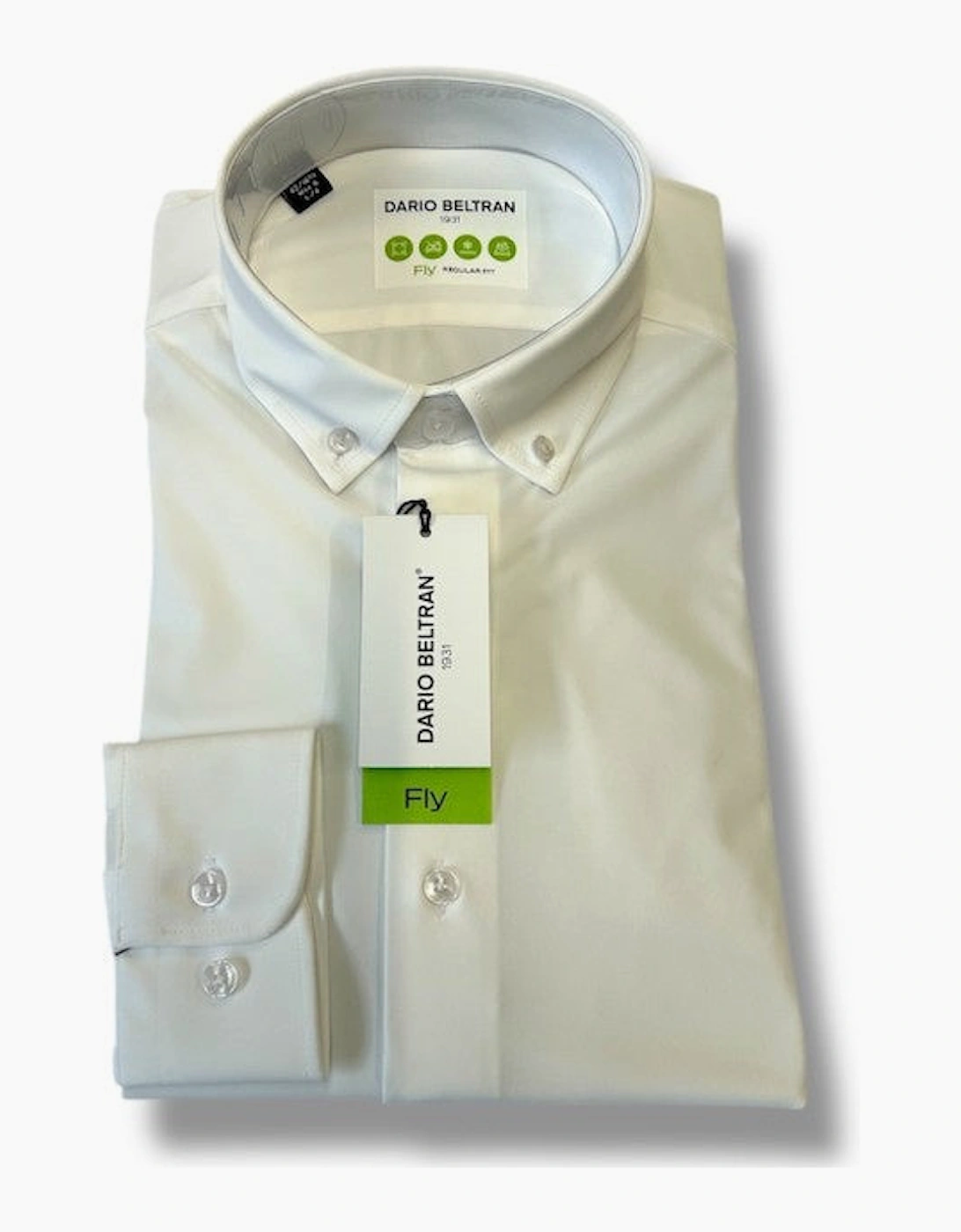 Dario Beltran - Amule Anti-Wrinkle Super Stretch Shirt - White, 4 of 3