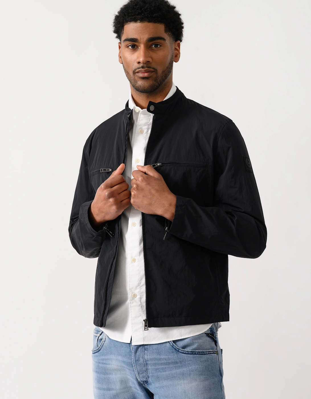 Belstaff Grid Mens Jacket - Black
