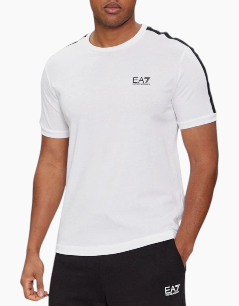 EA7 Emporio Armani Mens 3DPT35 PJ02Z Tape Logo T-Shirt