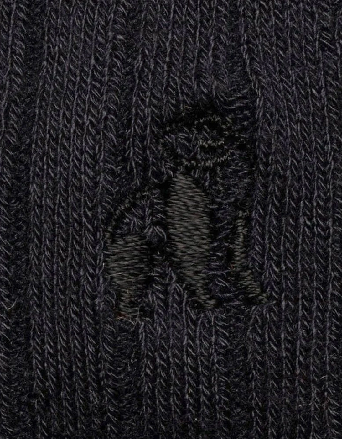 Plain Ribbed Bamboo Socks M