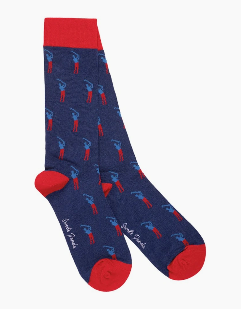 Patterned Bamboo Socks M