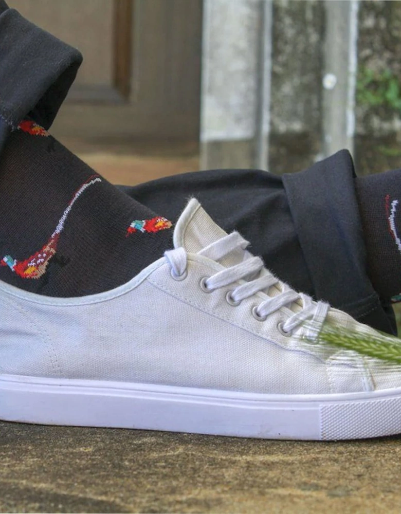 Patterned Bamboo Socks M