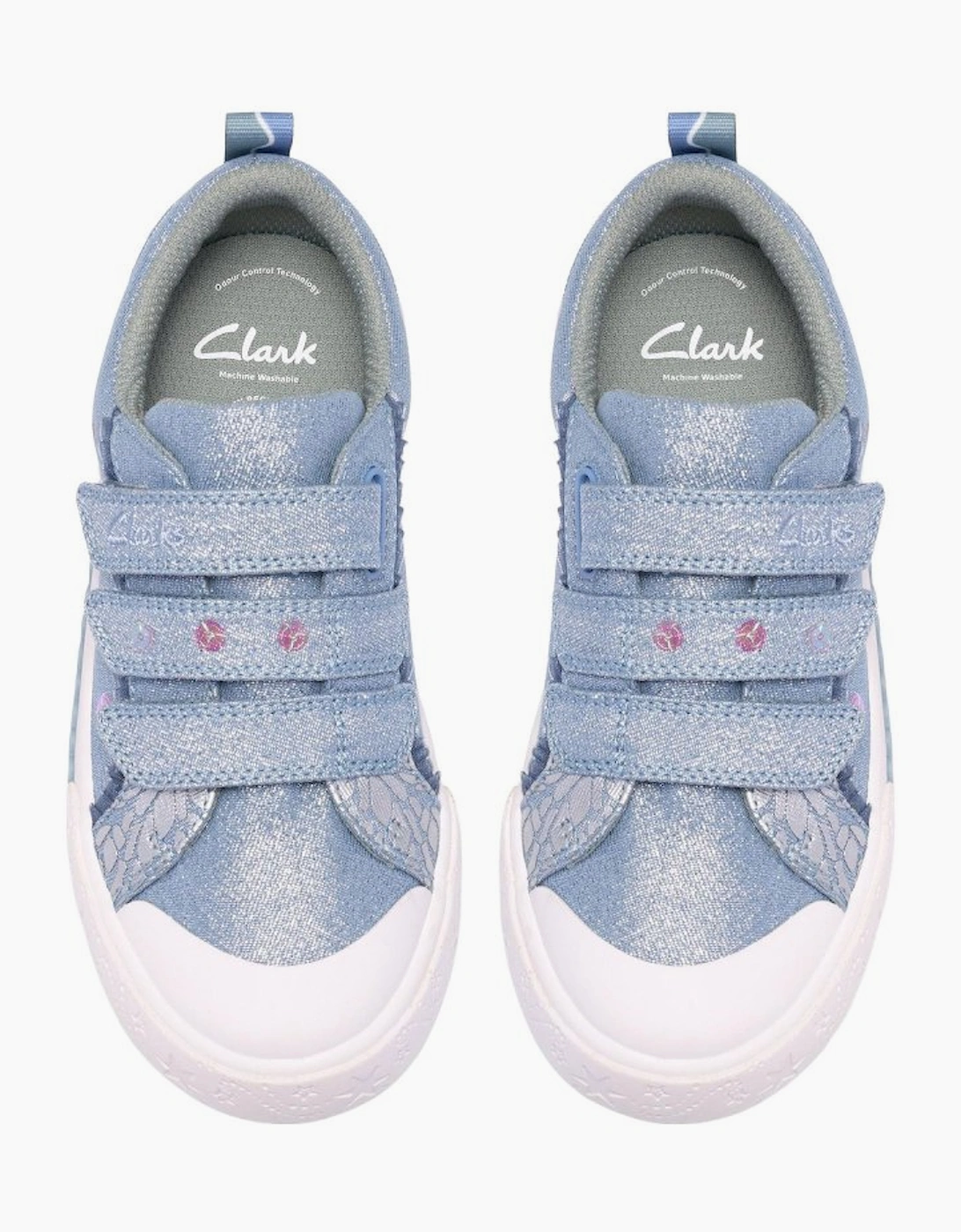 Foxing Trim K Girls Canvas Shoes