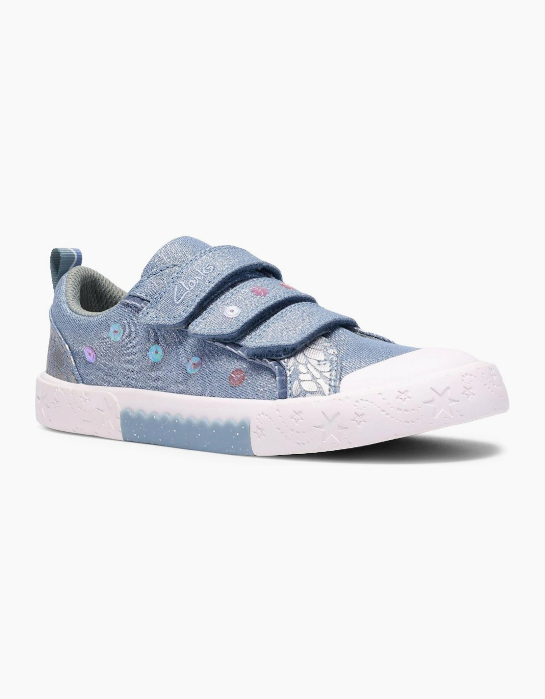 Foxing Trim K Girls Canvas Shoes