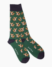 Fox Print / Green Kn