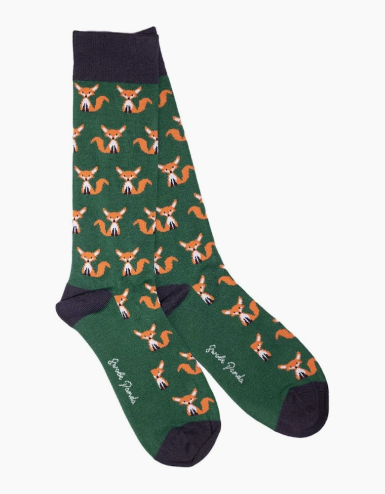 Patterned Bamboo Socks M