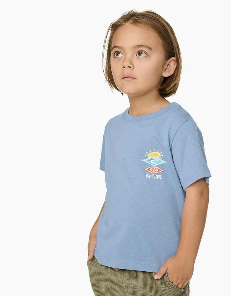 Rip Curl Kids Icons Of Shred Short Sleeve Cotton T-Shirt