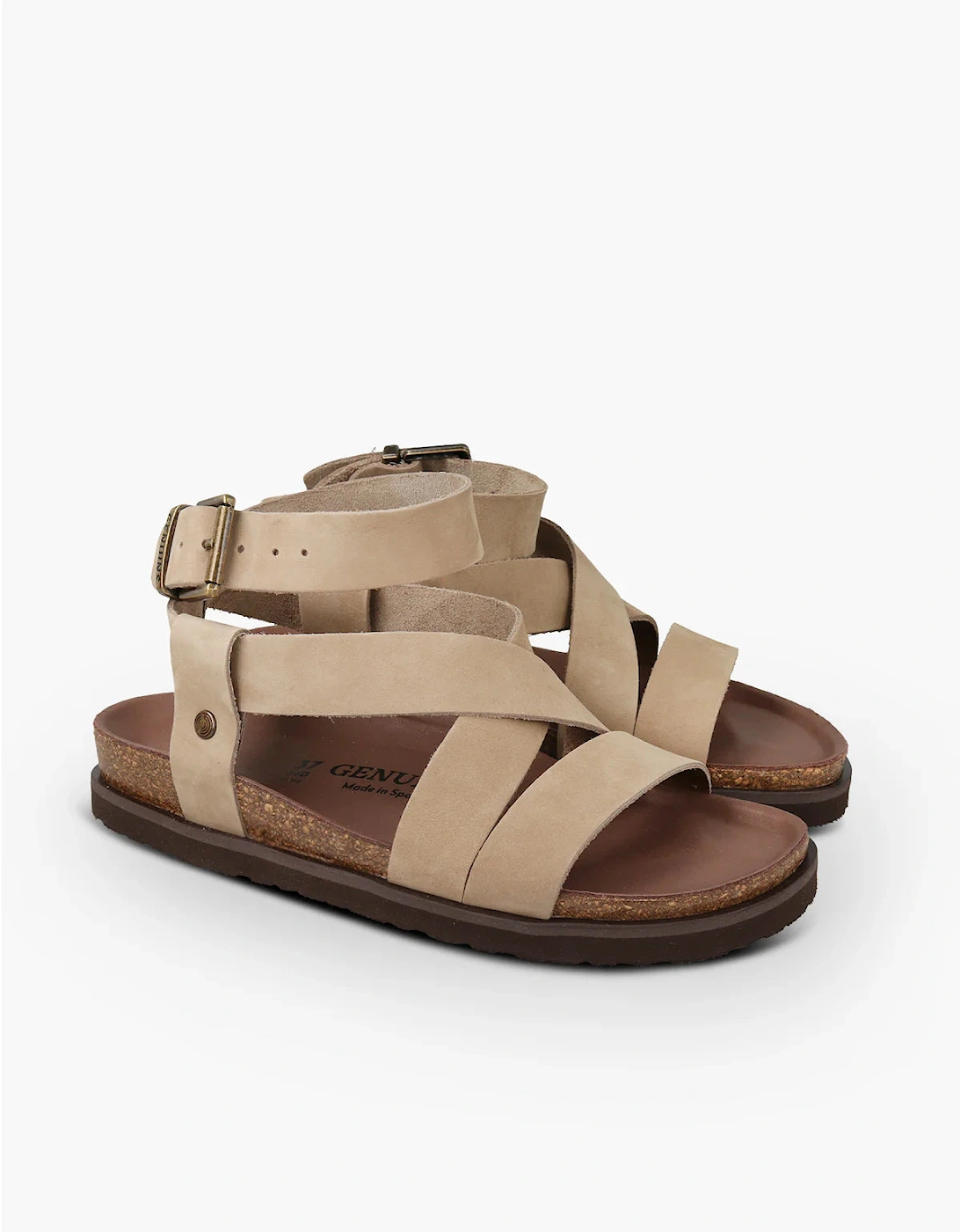 Genuins-Zaha Nubuck -Taupe