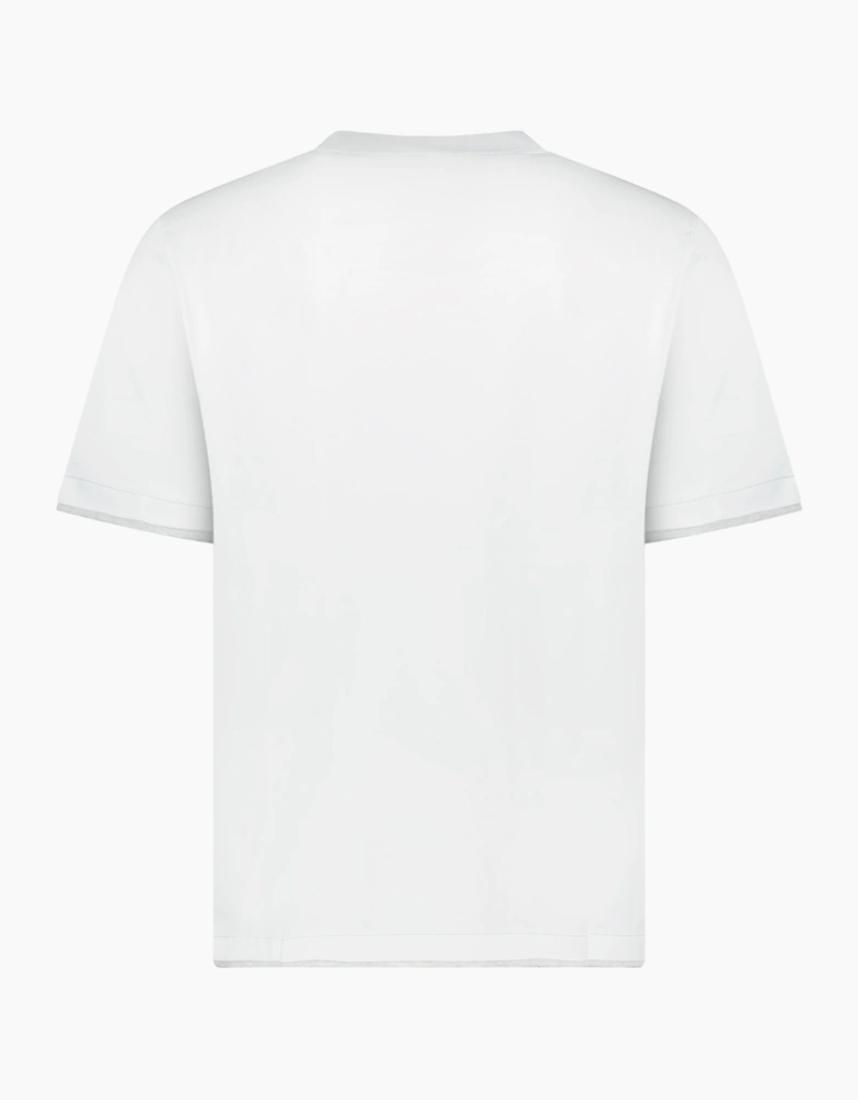 Brunello Cucinelli Double Layer T-Shirt in White